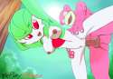 e - 1724779 - 2015 animated anthro anthrofied ass balls breasts clitoris day daytime duo erection female fro.gif