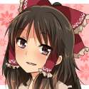 s - 1831655 - 1girl bow brown_eyes brown_hair face hair_bow hair_tubes hakurei_reimu highres long_hair ochazuke.jpg
