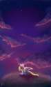 431889__safe_solo_derpy+hooves_scenery_sky_grass_sunset_artist-colon-melon-dash-drop.png