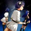 s - 1833433 - 3girls ahoge black_hair blue_hair bracelet fingerless_gloves fishnets gloves idolmaster jewelry kikuchi_makoto kisaragi_chihaya.jpg