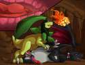 738167 - Bayleef Charizard Pokemon animated.gif