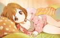 yande.re 348490 sample cleavage hirasawa_yui k-on! lingerie open_shirt sweater tim_loechner.jpg