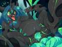 589139__solo_explicit_nudity_anthro_solo+female_blushing_breasts_vagina_queen+chrysalis_upvotes+galore.png
