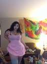 wow pink dress black bra.jpg