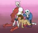 1705942 - Frisk Papyrus Sans Undertale.png