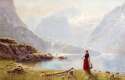 A-young-girl-by-a-fjord-Hans-Andreas-Dahl.jpg
