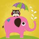 owl on a pink elephant who knew.jpg