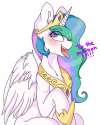 1104941__safe_solo_blushing_princess+celestia_simple+background_tongue+out_sitting_artist-colon-drducksauce.jpg