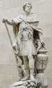 Hannibal counting the signet rings of Roman nobles killed during battle, statue by Sébastien Slodtz, 1704.jpg