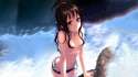 Konachan.com - 93328 breasts brown_eyes brown_hair cait loli long_hair navel photoshop swimsuit to_love_ru topless yuuki_mikan.jpg