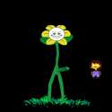 1833134 - Flowey Frisk Undertale animated.gif
