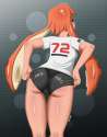 q - 1707470 - abstract_background anthro ass bike_shorts breasts camel_toe cephalopod clothed clothing fa.jpg