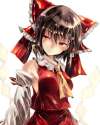s - 1848323 - 1girl ascot blush bow breasts bust detached_sleeves hair_bow hair_tubes hakurei_reimu head_tilt ku.jpg