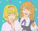 alice_margatroid+kirisame_marisa-2girls blonde_hair eyes_closed female friends laughing multiple_girls no_hat no_headwear ta_(tama2623) touhou.206fcc23e34135b7b6f8c5e34ff5db00.jpg