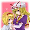 alice_margatroid+yakumo_yukari-monroru touhou.2a8a236358df46772f7fb0d984cce83e.jpg