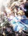 alice_margatroid+shanghai_doll-2girls akashio_(loli_ace) bad_id black_legwear blonde_hair blush blush_stickers capelet female fighting_stance hairband kneehighs magic magic_circle multiple_girls open_mouth short_hair.jpg