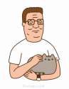 Pusheen-and-Hank-Hill.gif