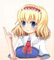 alice_margatroid-1girl blonde_hair blue_eyes capelet female frills hairband oginagirest ribbon smile touhou.35cf2df35de511ac252c1e4eb419a24e.jpg