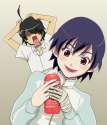 s - 638112 - ahoge araragi_koyomi artificial_vagina bakemonogatari black_hair blush kanbaru_suruga monogatari_(seri.jpg