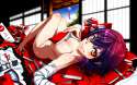 q - 2620249 - 1girl bakemonogatari blush book cloud isshi kanbaru_suruga monogatari_(series) nisemonogatari purple_.jpg
