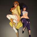 q - 1670136 - 2girls arms_behind_back ass big_hero_6 black_hair boots bound brown_hair clenched_t.png