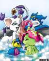 77538 - Digimon Gatomon Mister_D Veemon palmon.jpg