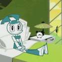 Robot tied to bed and raped analy.gif