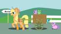 154 - applejack artist fluffsplosion cart safe.png