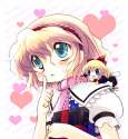alice_margatroid+shanghai_doll-1girl blonde_hair blue_eyes blush book female heart highres open_mouth short_hair solo touhou upper_body yume_shokunin.5affdf95f6cb491cb48bb537eb066bc5.jpg