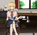 alice_margatroid+shanghai_doll-1girl blonde_hair doll female short_hair solo tea touhou uminecco umineco.0e2a74b8bce71e4a491011fada2a353b.jpg