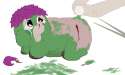 32750 - abuse artist wolfram_sparks blood crying foal original_art shaved shaved_foal shaving tears.png