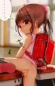 lolibooru 19750 bottomless brown_eyes brown_hair chikusan_nurseman classroom looking_back randoseru school_desk shiny_hair shiny_skin table_sex thighhighs uncensored.jpg
