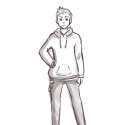Manboy with a hoodie and jeans.png