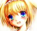 1girl bad_id blonde_hair blue_eyes blush face hairband head_tilt lolita_hairband looking_at_viewer lowres open_mouth portrait short_hair solo tears soraneko_(192355) touhou-3de0692753bd17940c199e2d085c4416.jpg