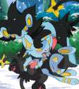 762024 - Luxio Luxray Porkyman Shinx ukkappa.jpg