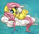 224084__safe_solo_fluttershy_upvotes+galore_cute_filly_plushie_cloud_angel+bunny_wall+of+faves.png