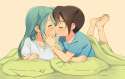 inazuma, blue, brown, kiss, bed.png