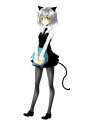 s - 701859 - 1girl animal_ears bad_id banned_artist black_legwear cat_ears cat_tail green_eyes highres legs neck.jpg