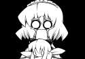 moe 46497 alice_margatroid monochrome touhou.jpg