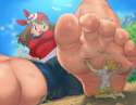 178734 - barefoot birds imminent_crushed looking_at_victim looking_down may pogojo point_of_view pokemon shrunken_man sky sole sweat underfoot.jpg