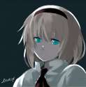 s - 783511 - alice_margatroid blonde_hair blue_eyes bust face govurin headband short_hair simple_background solo touhou.jpg