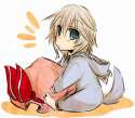 _ _ animal_ears barefoot blue_eyes blush bow child fake_animal_ears fake_tail female hat hat_bow holding holding_hat hoodie pajamas short_hair silver_hair simple_background sitting tail touhou white_background.jpg