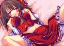 female lying midriff mito_(calcomer) touhou-c90b539185b511349c585306aeb37049.jpg