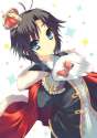 s - 1030689 - 1girl ahoge bad_id black_hair blue_eyes bow cape crown enomoto_hina gloves idolmaster kikuchi_makoto reverse_trap short_hair so.jpg