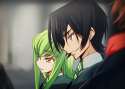 s - 2381592 - 1boy 1girl black_hair blurry c.c. cardigan code_geass creayus depth_of_field eyebrows eyebr.jpg