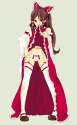 brown_hair detached_sleeves female garter_belt highres ika-ruika long_hair mary_janes panties red_eyes shoes thighhighs touhou underwear-319f9a7f855698a0c2b49f1ea10bd45c.jpg
