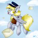 474223__safe_solo_derpy+hooves_hat_saddle+bag_mail_artist-colon-shyshyoctavia.png