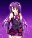 s - 2240253 - 1girl 8820122 black_gloves blue_hair brown_eyes cosplay earrings elbow_gloves fengjian_(kazama) flower garter_straps.jpg