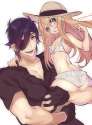 --midare-toushirou-and-shokudaikiri-mitsutada-touken-ranbu-drawn-by-hohehohe--sample-a0b90ebccf8dcd9051db9157a06ea3f5.jpg