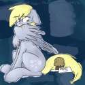 426551__safe_solo_derpy+hooves_muffin_sweat_floppy+ears_preening_artist-colon-thundershock0823_wing+bite.png